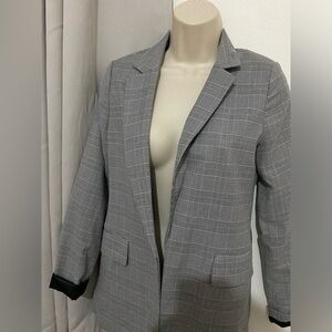 Black striped blazer Banana Republic, like brand new.